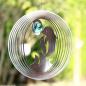 Preview: Metall Windspiel Delphine Motiv