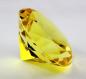 Preview: Kristallglasdiamant in der Farbe Gelb