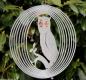 Preview: Windspiel Eule mit Glasaugen