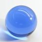 Mobile Preview: Hellblaue Kristallglaskugel aus K9 Farbglas