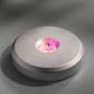 Preview: LED Untersetzer Rund - Silber