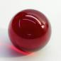 Preview: Rote Kristallkugel 50mm aus Farbglas