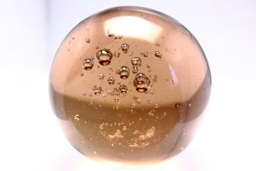 Rosa Glaskugeln 100 mm aus Farbglas
