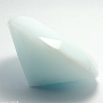 Weißer Dekodiamant aus Kristallglas 80mm