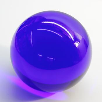 Kobaltblaue Kristallglaskugel 100mm aus K9 Farbglas
