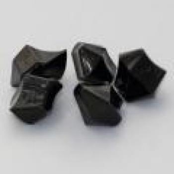 Schwarze Dekosteine Streudeko aus Acryl