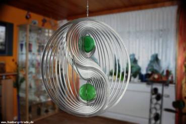 YIN YANG TWIN Edelstahl Windspiel