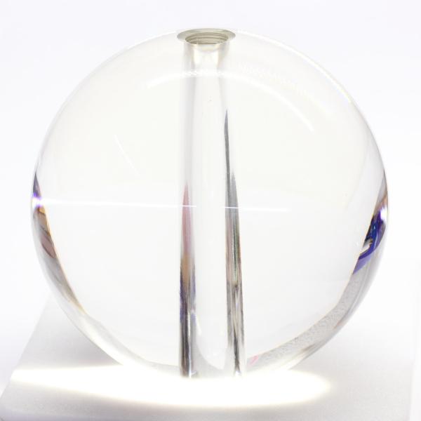 100mm Kristallglaskugel mit Durchgangsbohrung