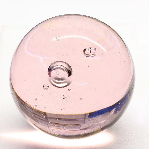 Rosa - pinkfarbene Glaskugeln 70 mm