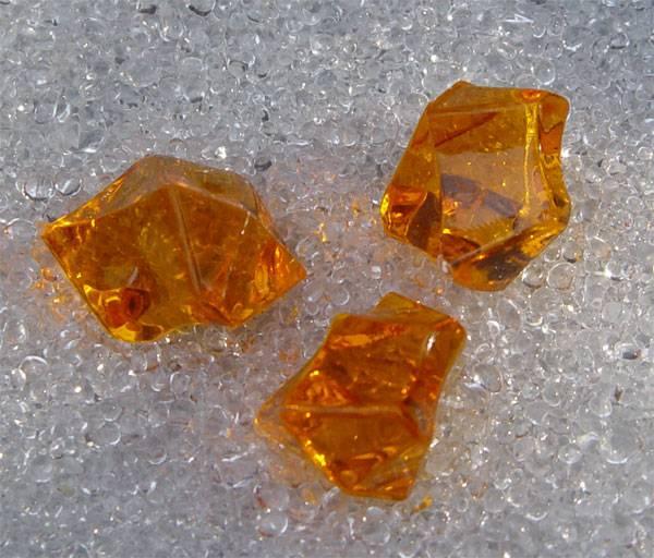 Orange Dekosteine Streudeko