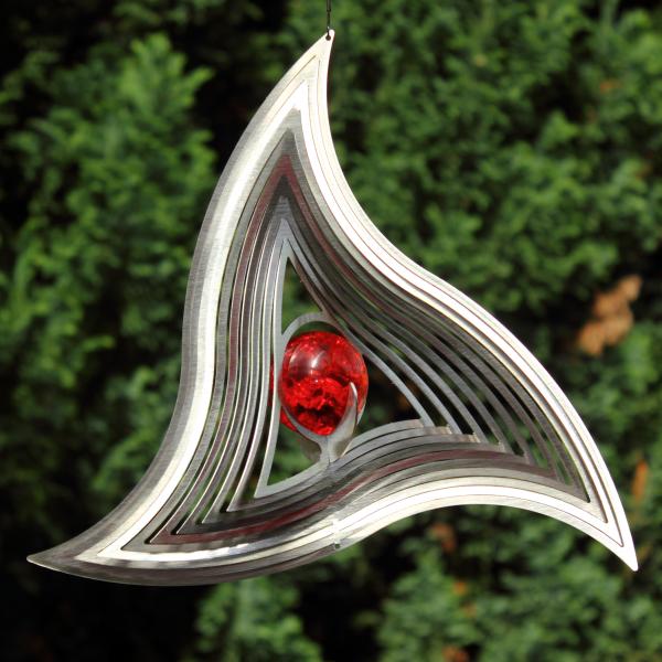 Windspiel aus Edelstahl Triangle
