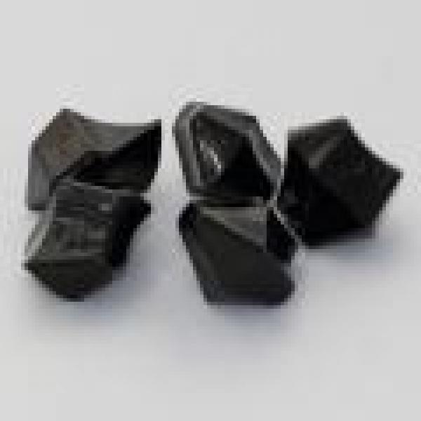 Schwarze Dekosteine Streudeko aus Acryl
