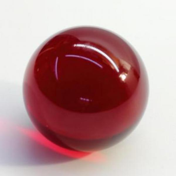 Rote Kristallkugel 50mm aus Farbglas