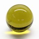 40mm Glaskugel handgefertigt GELBGRÜN