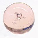 Rosa Glaskugeln 80 mm mit Luftblasen