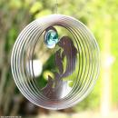 Metall Windspiel Delphine Motiv