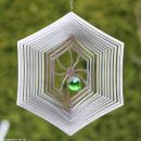 Wndspiel SPINNE mit 25mm Glaskugel